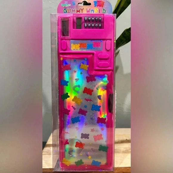 Danbar Global Gummy World Rainbow Gummy Bear Stationery Case. Brand New In Box. - Picture 1 of 8